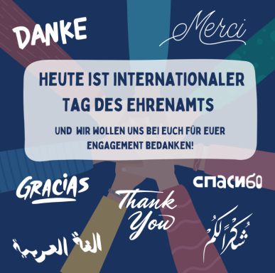 Internationaler Tag des Ehrenamtes 05.12.
