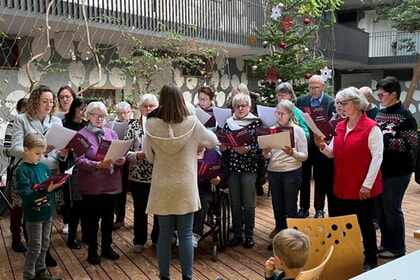 Einstimmung auf die Adventszeit im Stadtcarr&eacute;