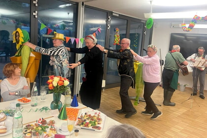 Fasching im Betreuten Wohnen