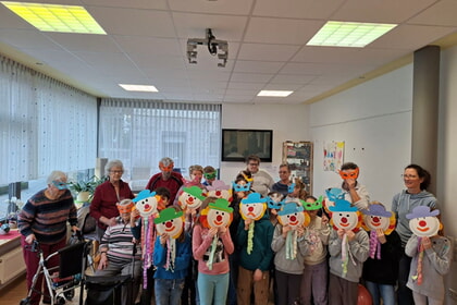 Besuch der Grundschule im Betreuten Wohnen Kirchardt