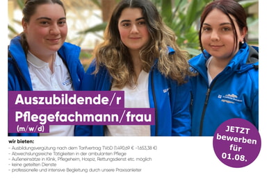 Ausbildung zur Pflegefachkraft (m/w/d)