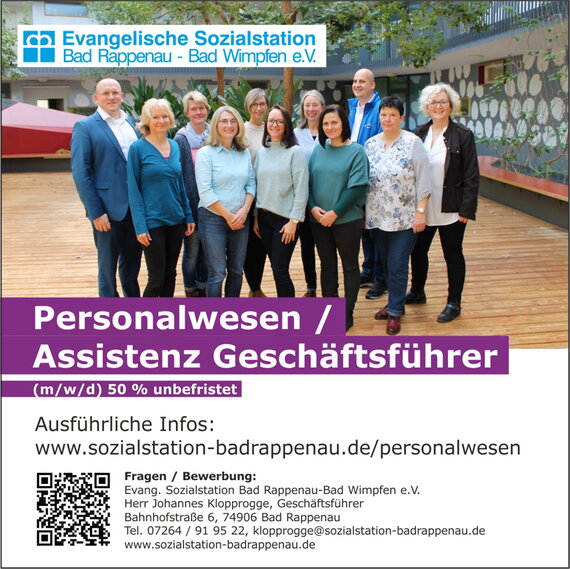 Personalwesen / Assistenz des Geschäftsführers
